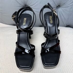 Michael Kors Paola‎ Leather Platform Sandal